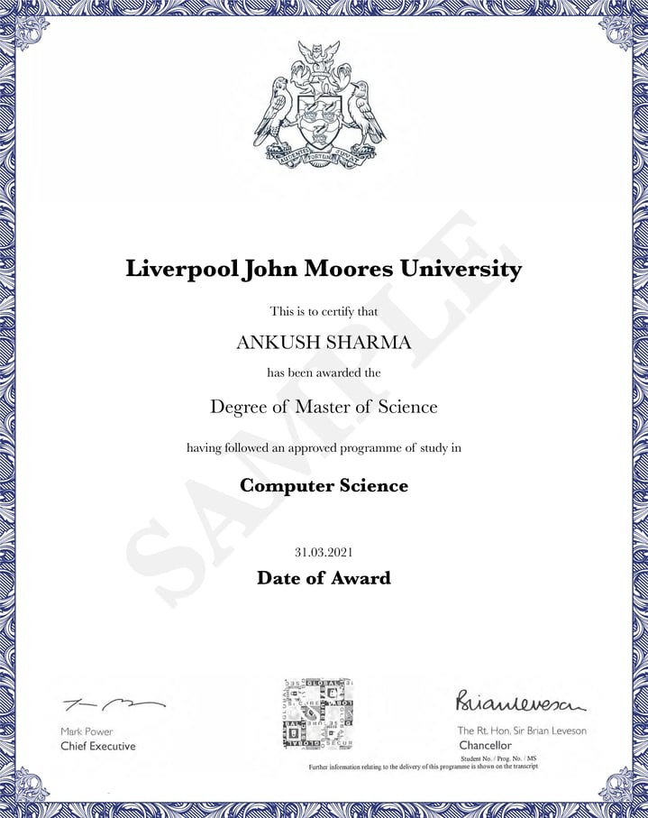 With a heritage that stretches back to 1823, Liverpool John Moores University, UK is now one of the largest and most well-established universities in the UK. It has been ranked in the Top 100 World Young Universities & Top 50 in the UK by Student Satisfaction.