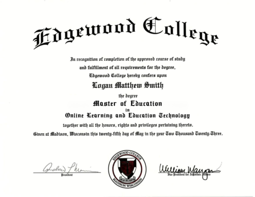 M.Ed in Online Learning and Education Technology