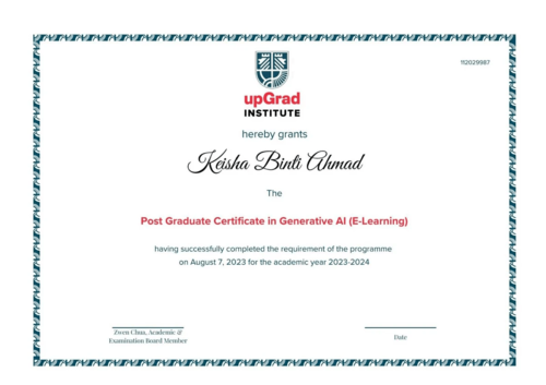 upGrad Institute PGC in Gen AI Sample Certificate (1)