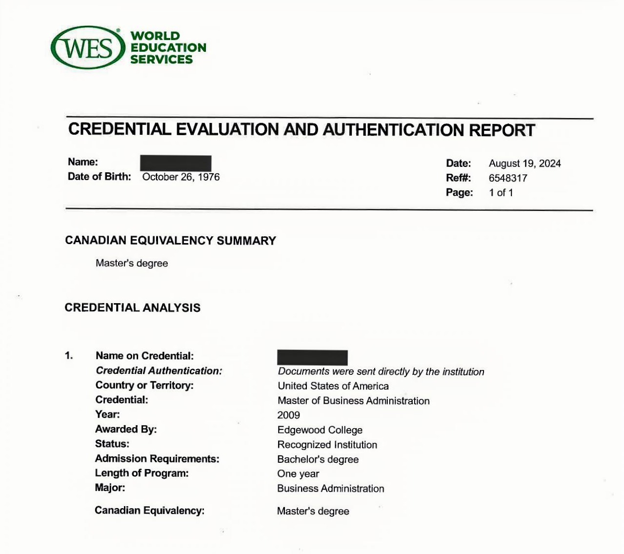 WES Cert - 2-1